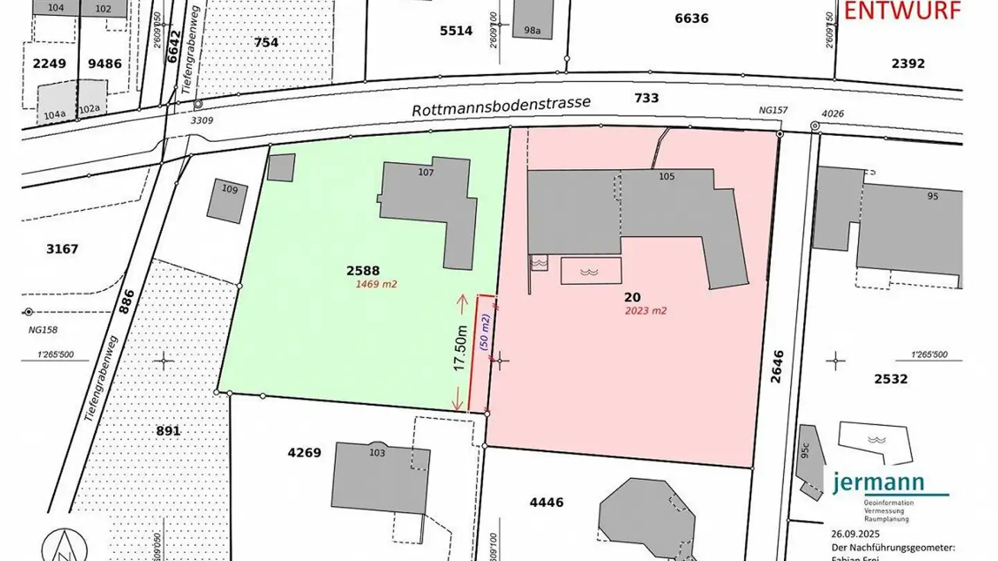 Terrain constructible à vendre - Rottmannsbodenstrasse 107, 4102 Binningen