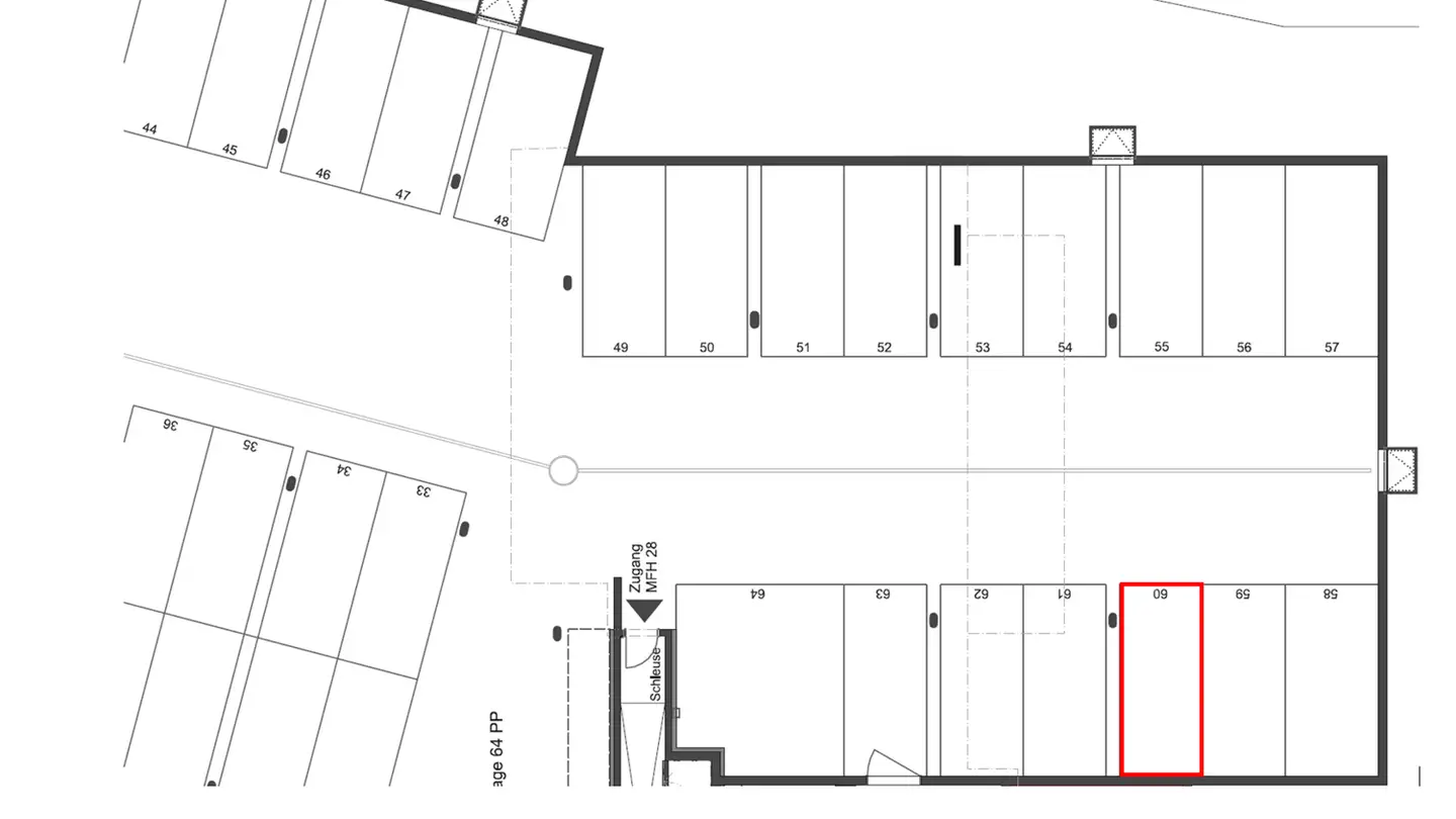 Parcheggio sotterraneo in affitto - Turnerstrasse 28, 8472 Seuzach - Photo 2