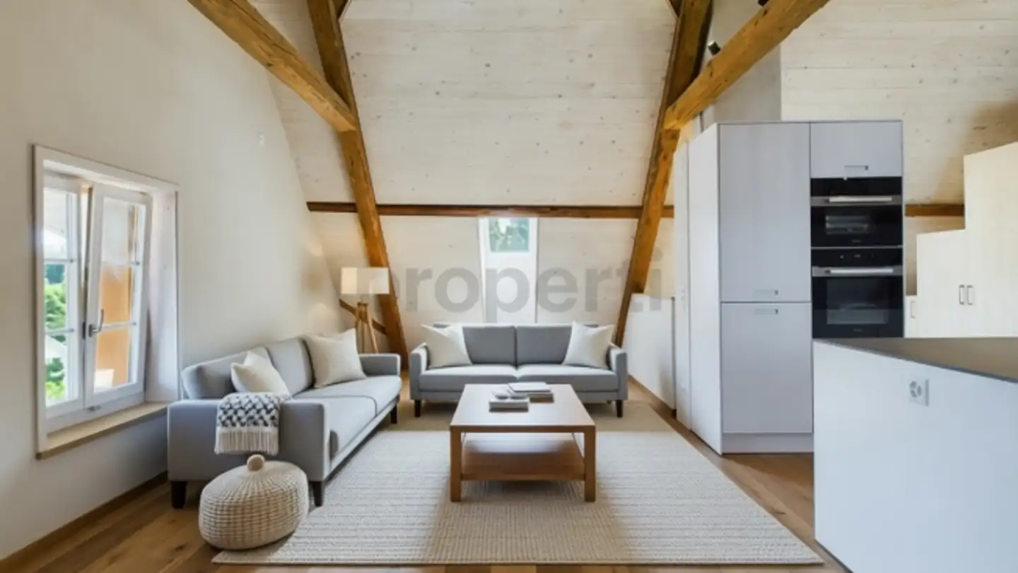 Dachgeschosswohnung mieten - 3315 Bätterkinden - Foto 2