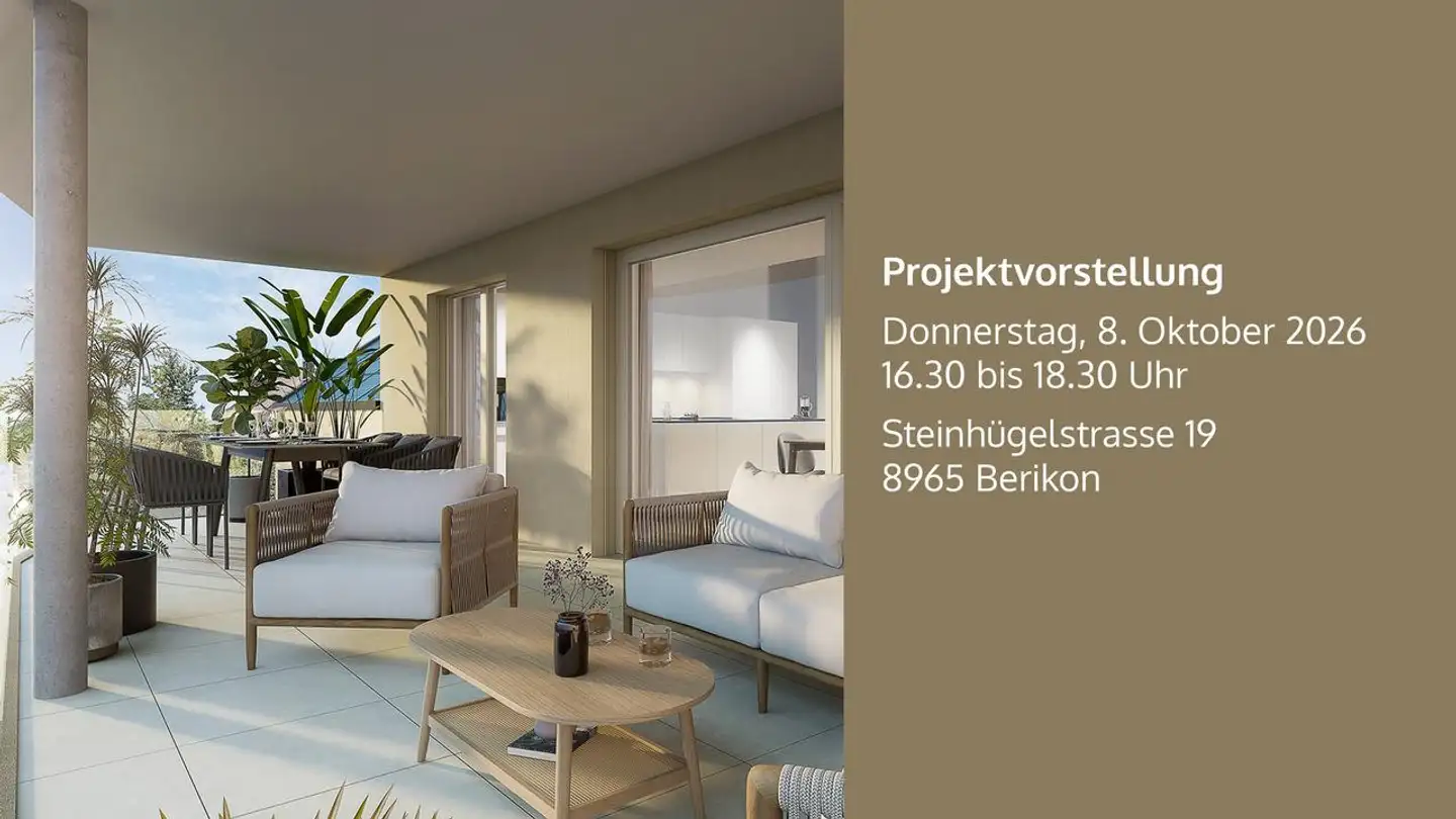 Appartamento in vendita - Steinhügelstrasse 19, 8965 Berikon