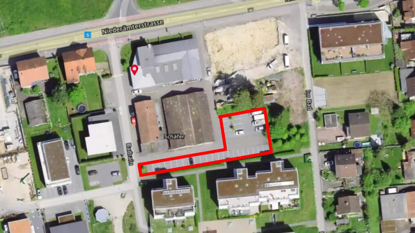 Place de parking extérieure à louer - Niederämterstrasse 20, 4657 Dulliken
