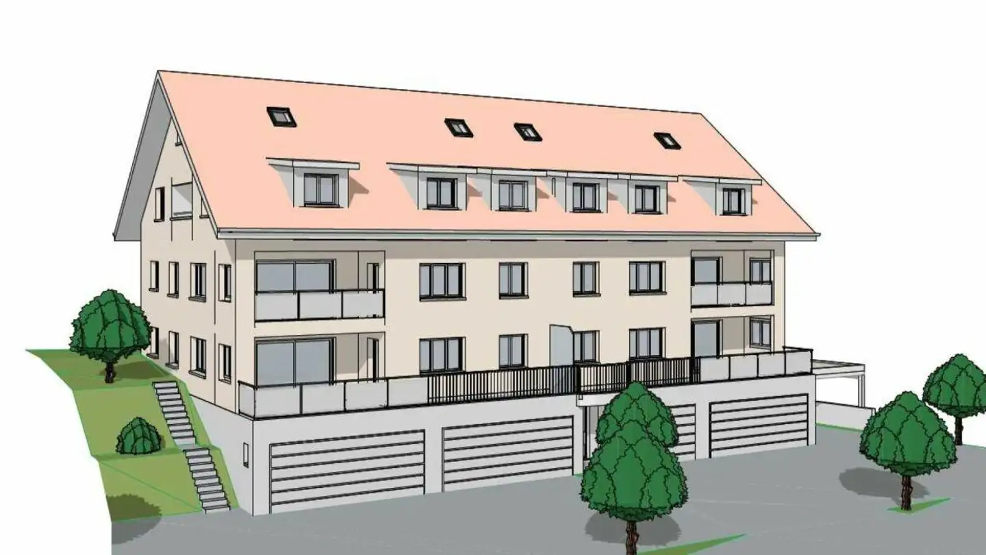 Attique à louer - Rebweg 3, 9534 Gähwil