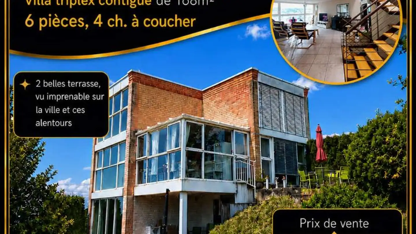 Maison en terrasse à vendre - Rue Charles-L'eplattenier 9, 2300 La Chaux-de-Fonds