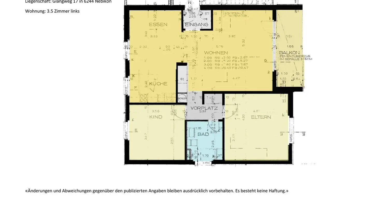 Appartamento in affitto - Glängweg 17, 6244 Nebikon - Foto 4