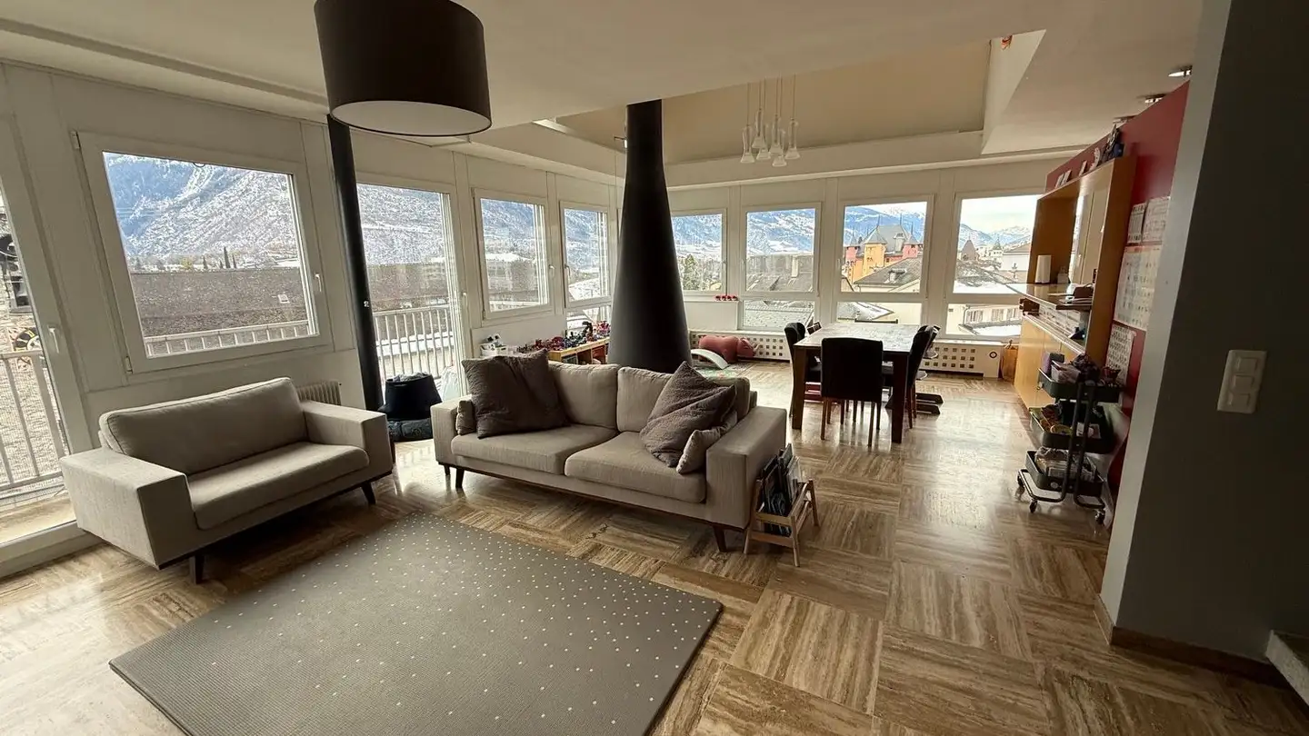 Attique à louer - Avenue Max-Huber 10, 3960 Sierre