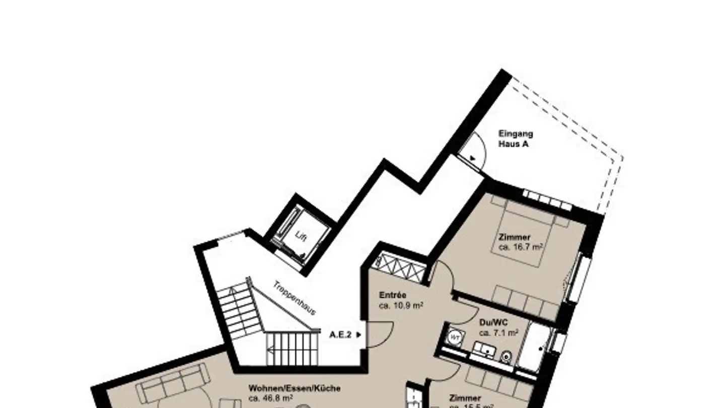 Apartment for rent - Zunacherstrasse 8a, 6010 Kriens - Photo 2