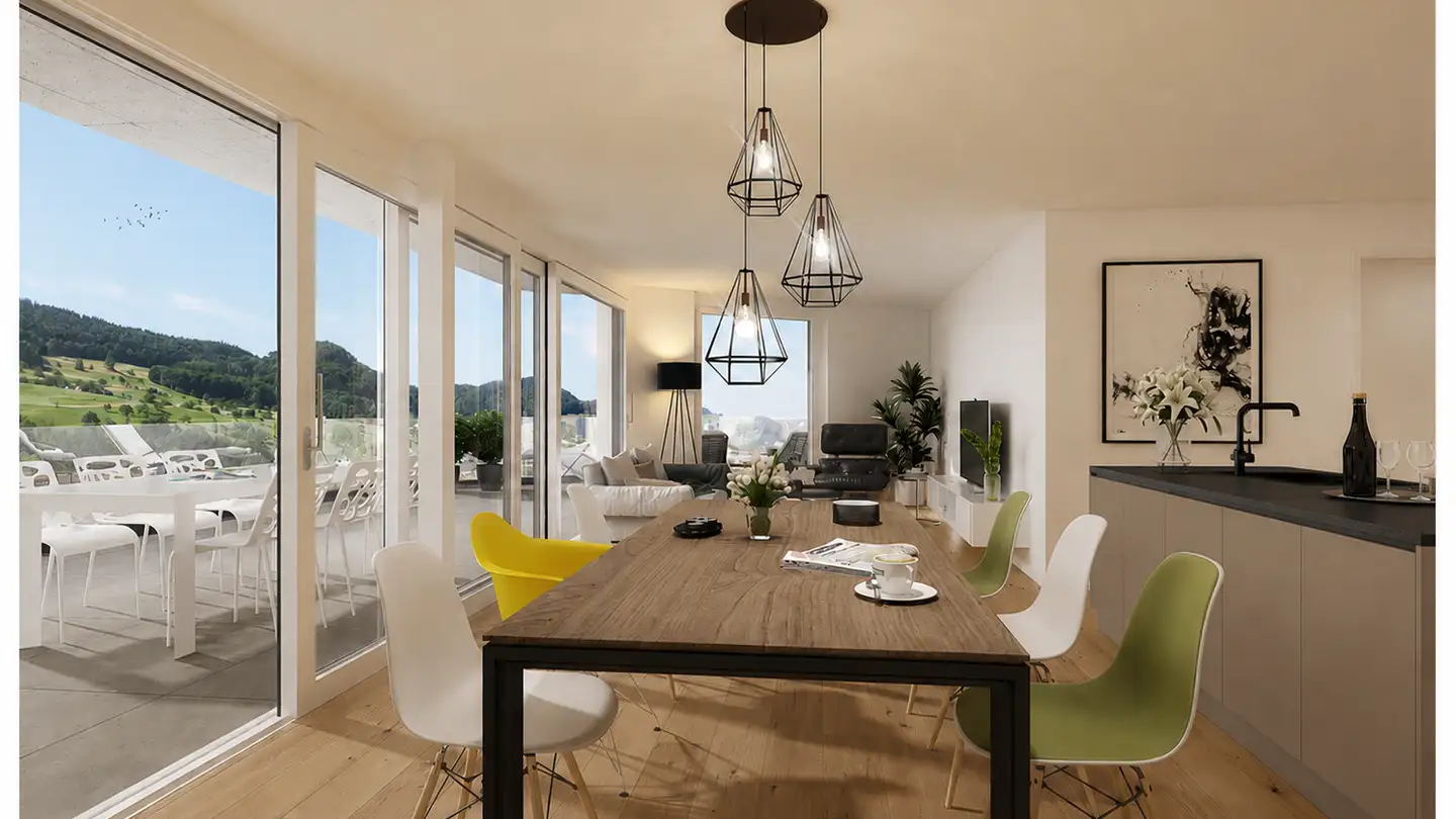 Appartamento a gradini in vendita - Riseten 9, 4208 Nunningen - Foto 2