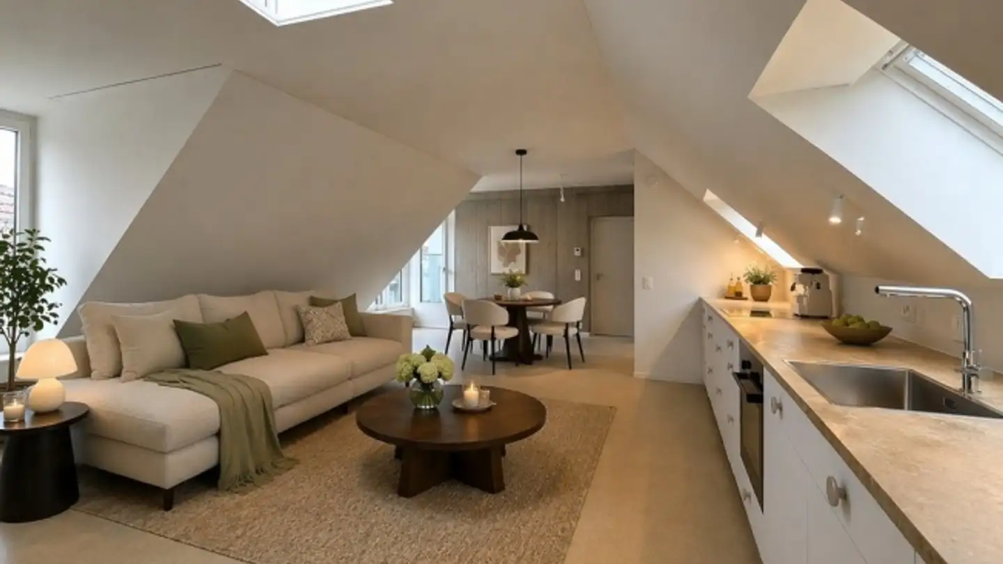 Penthouse for rent - Olivengasse 7, 8032 Zürich