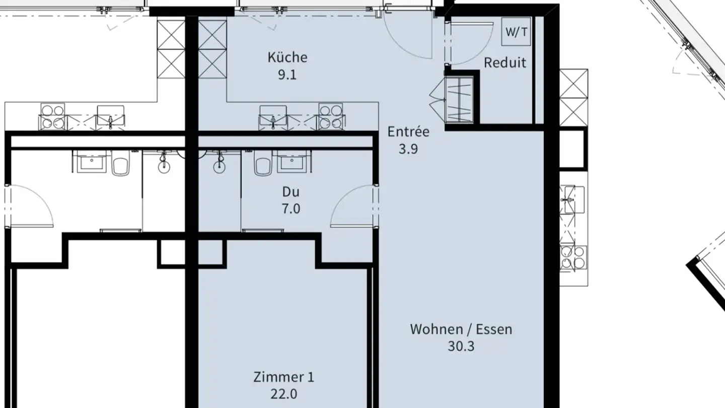 Wohnung mieten - Leutschenbachstrasse 77, 8050 Zürich