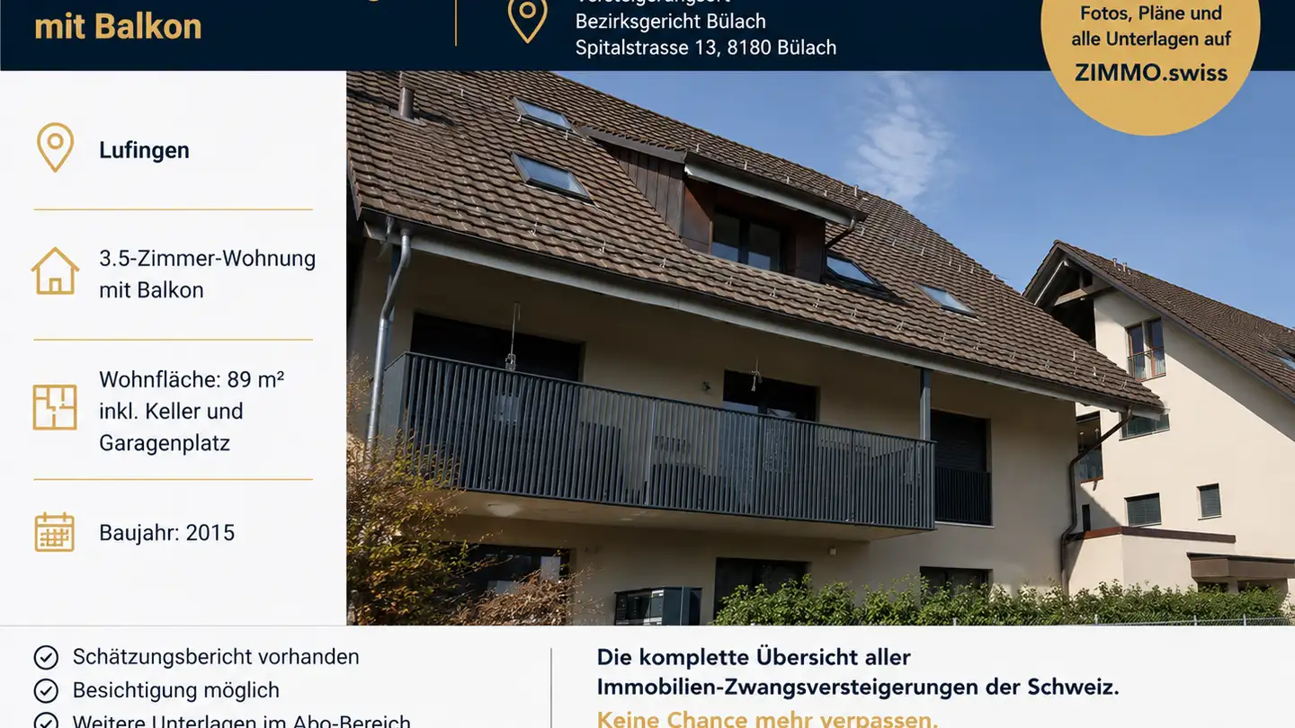 Apartment for sale - Mülistrasse 12, 8426 Lufingen