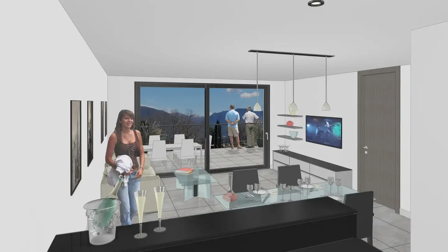 Attique à vendre - Via Boschetto 15, 6883 Novazzano