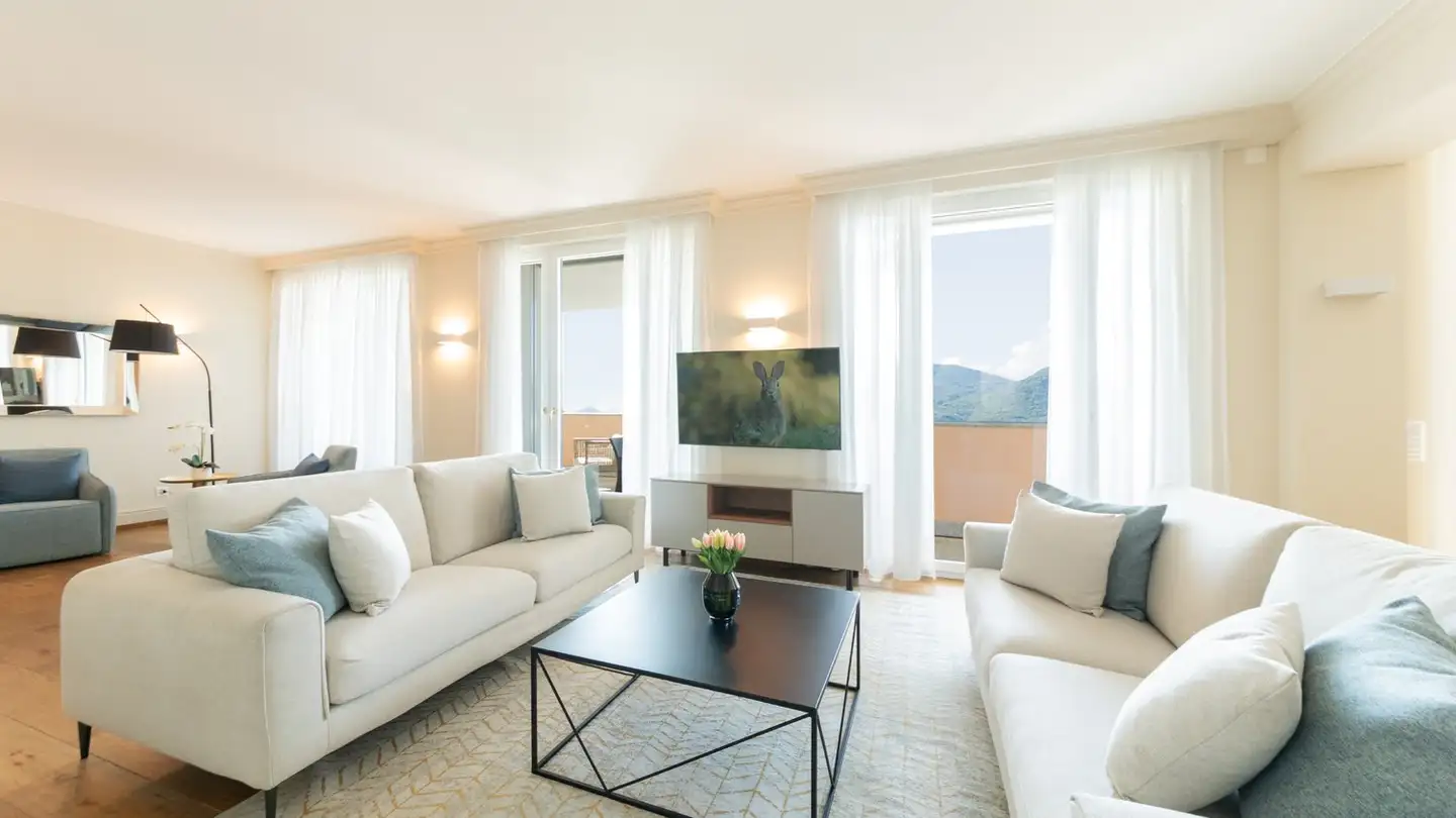 Appartement meublé à louer - Via Roncone 22, 6927 Agra