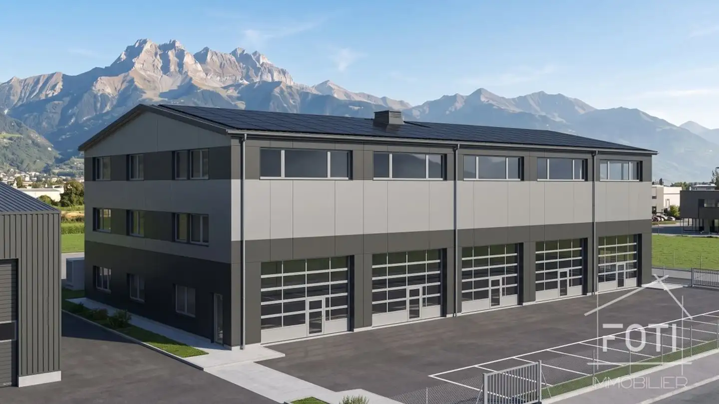 Mixed-use building for sale - Zone Industrielle Bovéry 65, 1868 Collombey