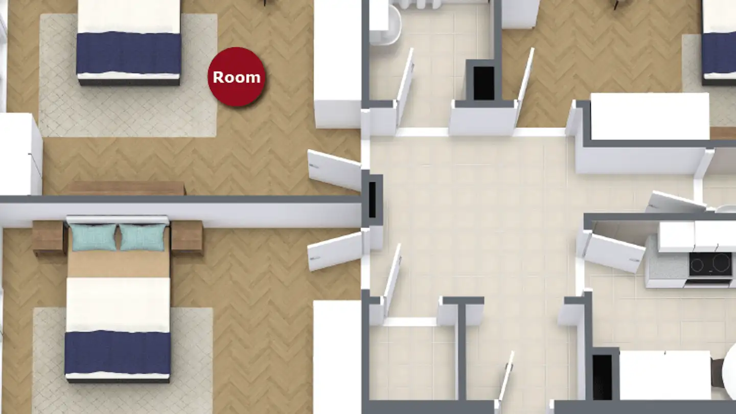 Chambre à louer - Avenue De France 23, 1004 Lausanne - Photo 3