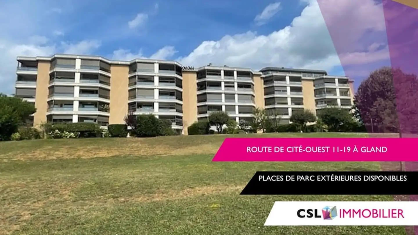 Garage individuel à louer - Route De Cité-Ouest 11, 1196 Gland