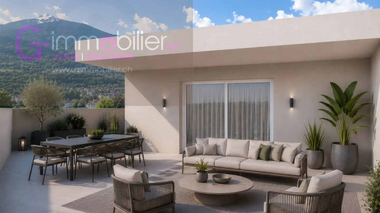 Penthouse for sale - Rue Du Closillon 16, 1870 Monthey