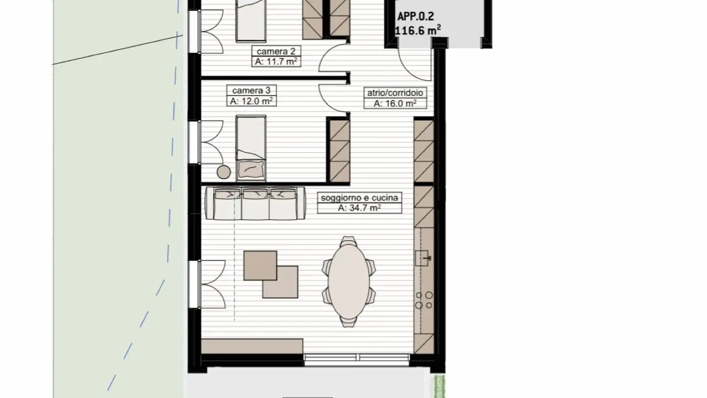 Apartment for rent - 6934 Bioggio - Photo 4