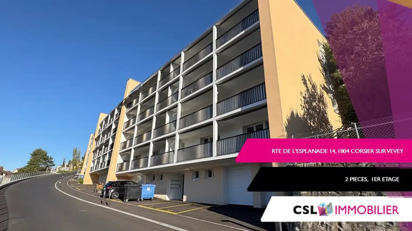 Apartment for rent - Route de l'Esplanade 14, 1804 Corsier-sur-Vevey