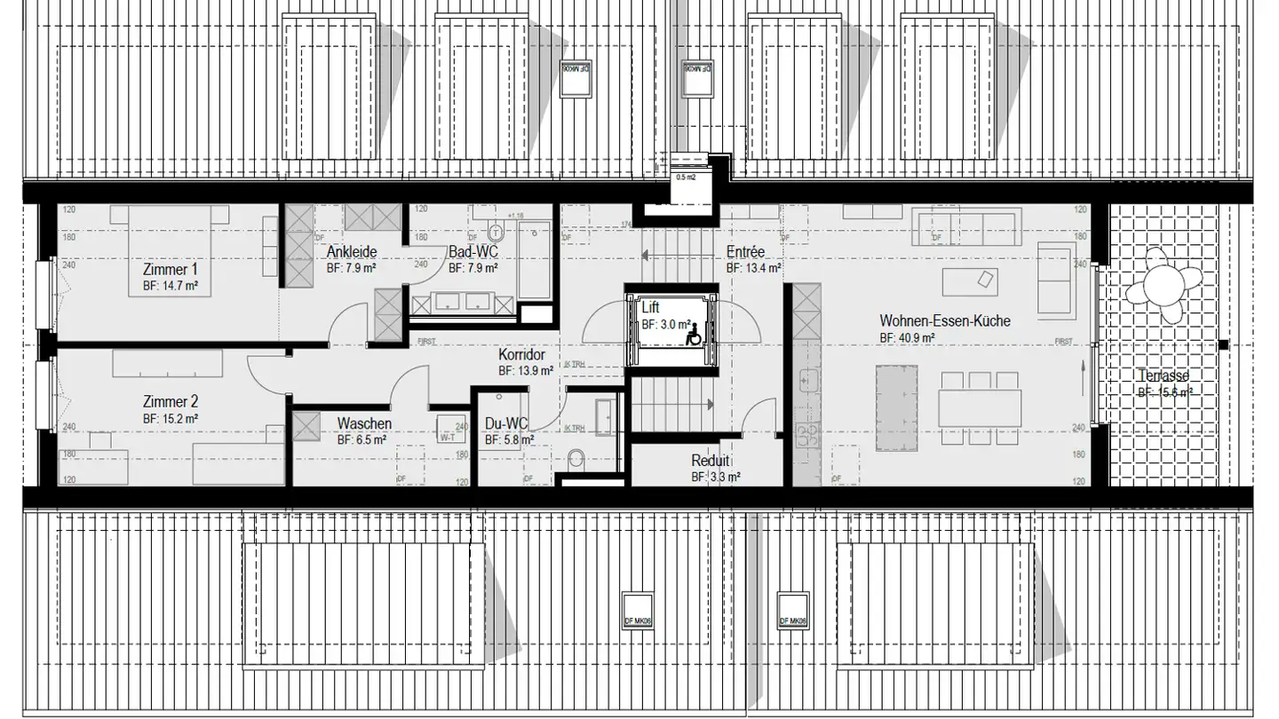 Attic flat for sale - 8322 Madetswil - Photo 4