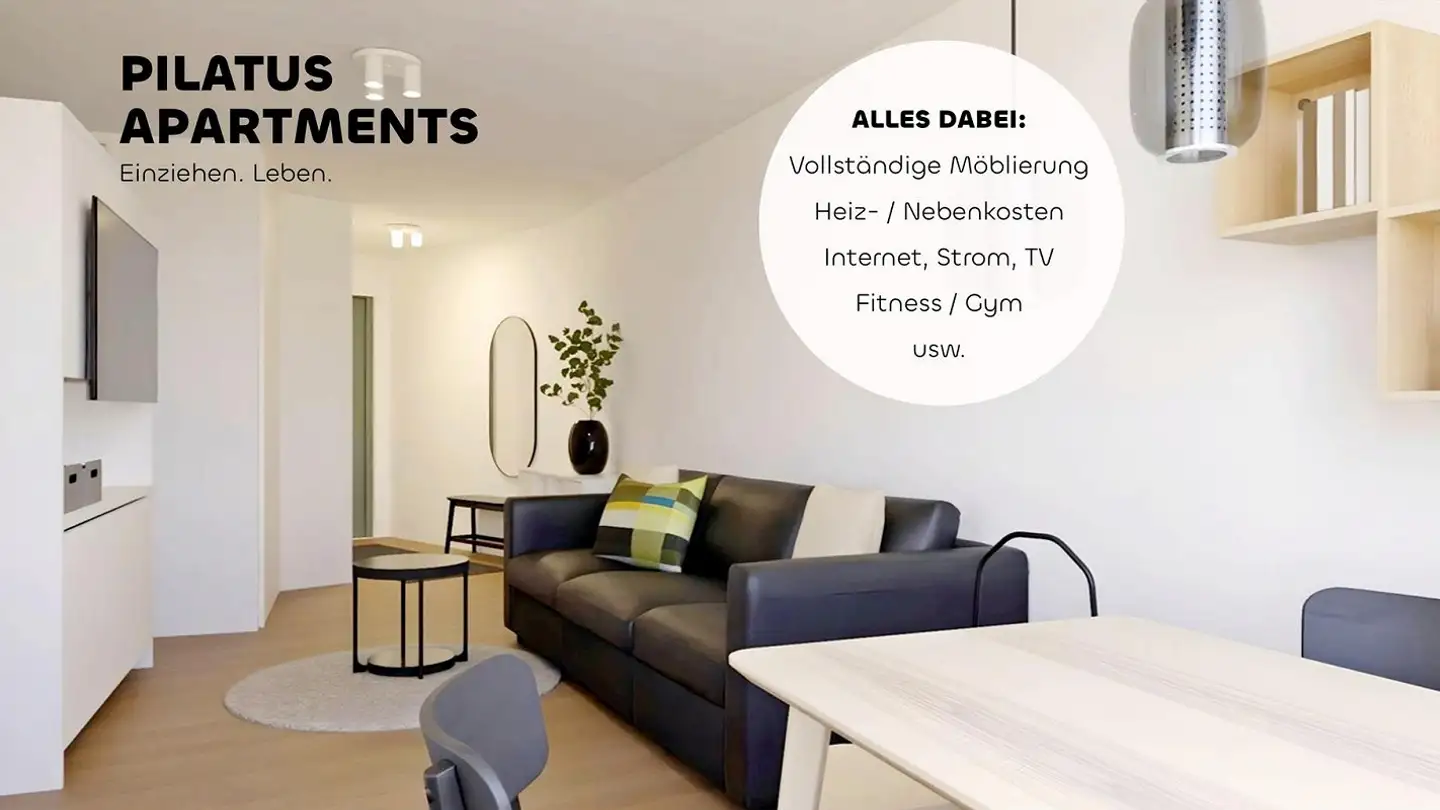 Möblierte Wohnung mieten - Am Mattenhof 1, 6010 Kriens