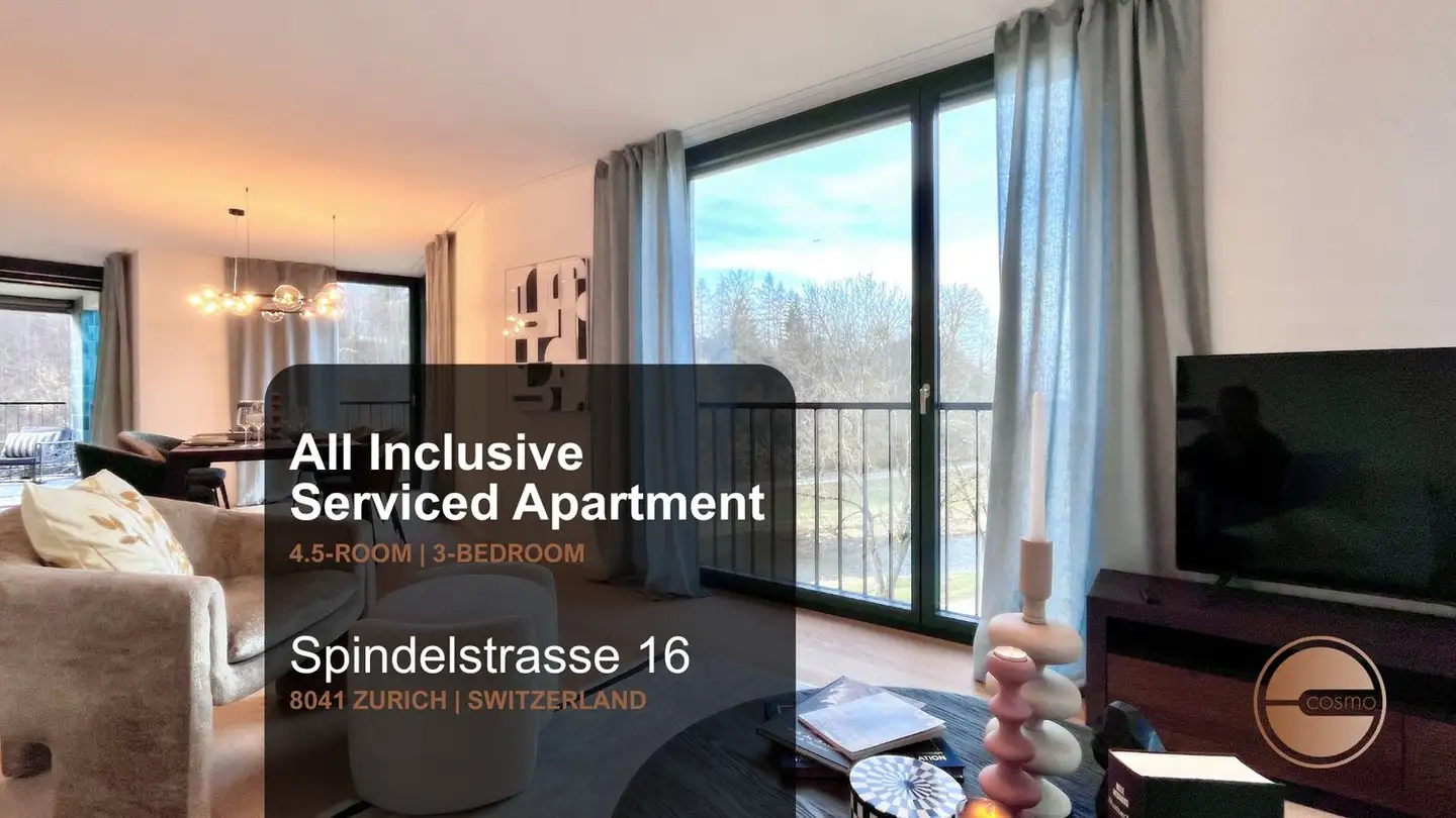 Appartement meublé à louer - Spindelstrasse 16, 8041 Zürich
