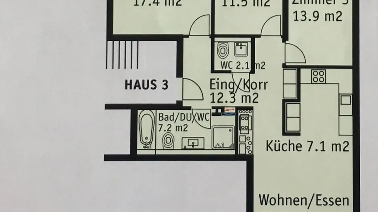 Appartamento in affitto - Rüeggisingerstrasse 18b, 6020 Emmenbrücke - Foto 2