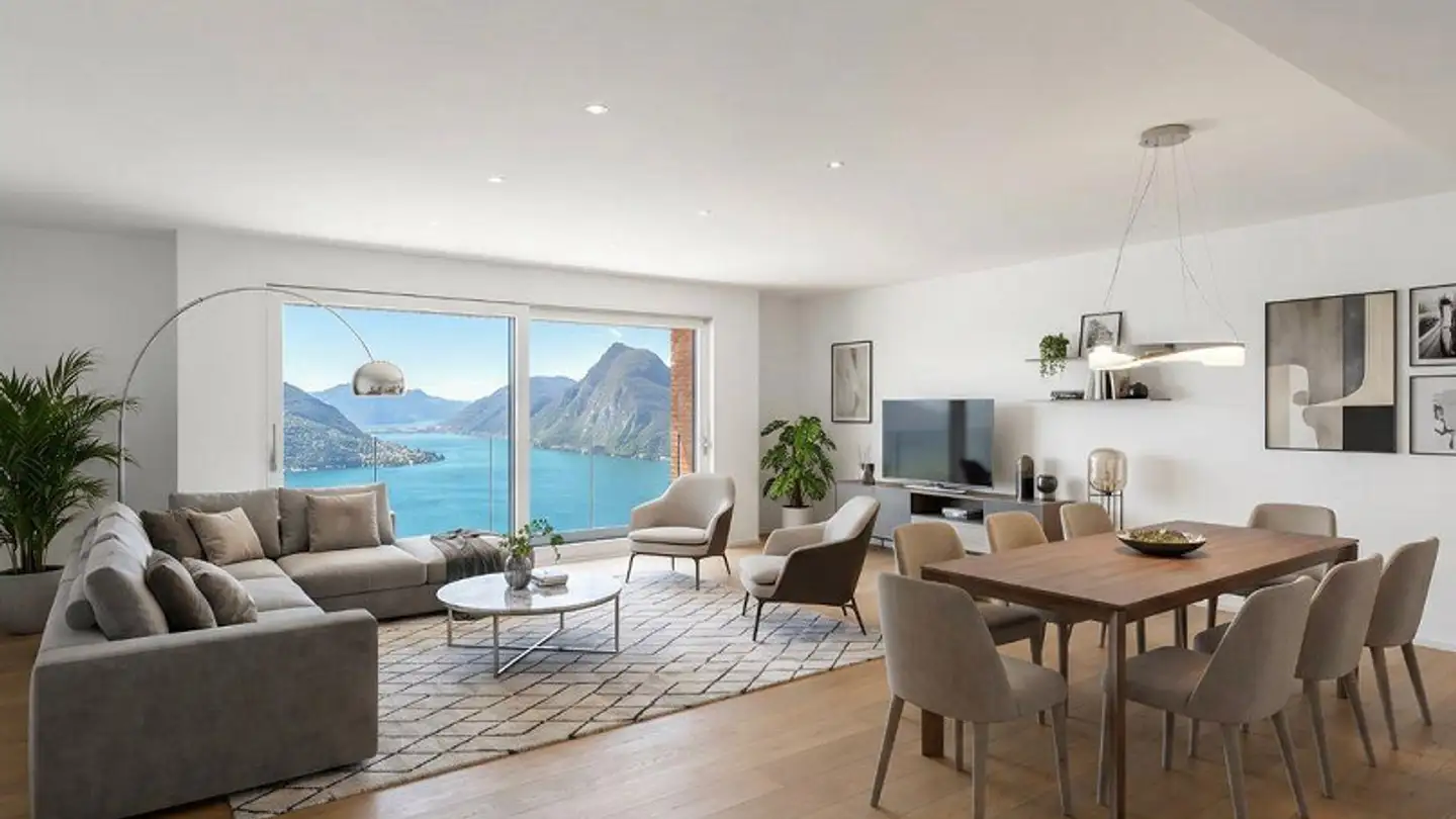 Einfamilienhaus mieten - Via Aldesago, 6974 Aldesago