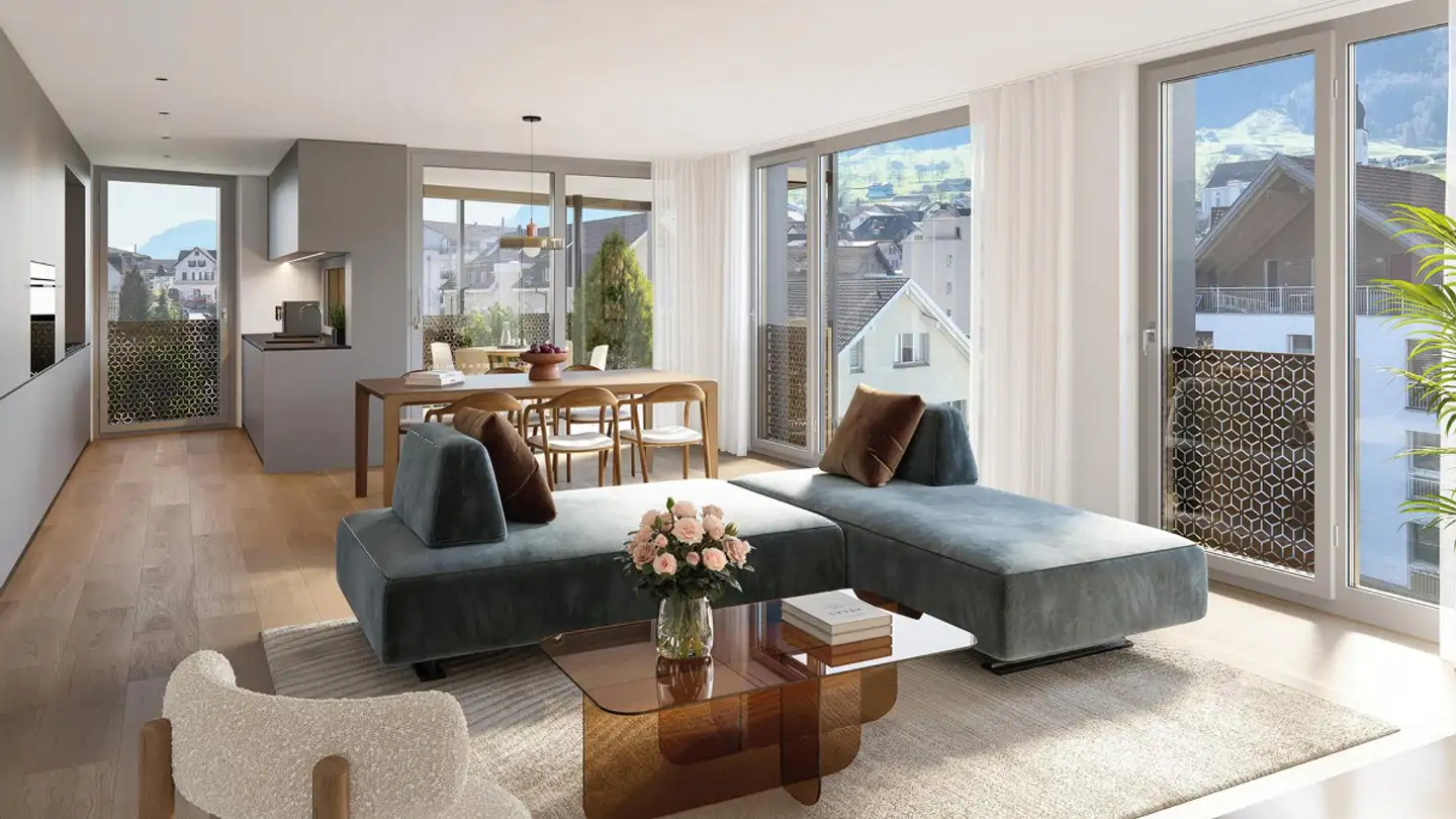 Wohnung kaufen - Mühlemattweg 1, 6374 Buochs