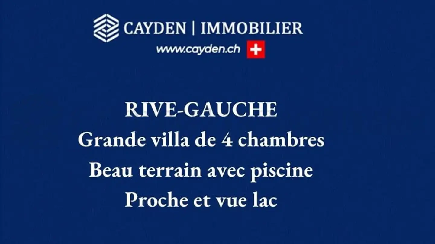 Maison individuelle à vendre - 1247 Anières