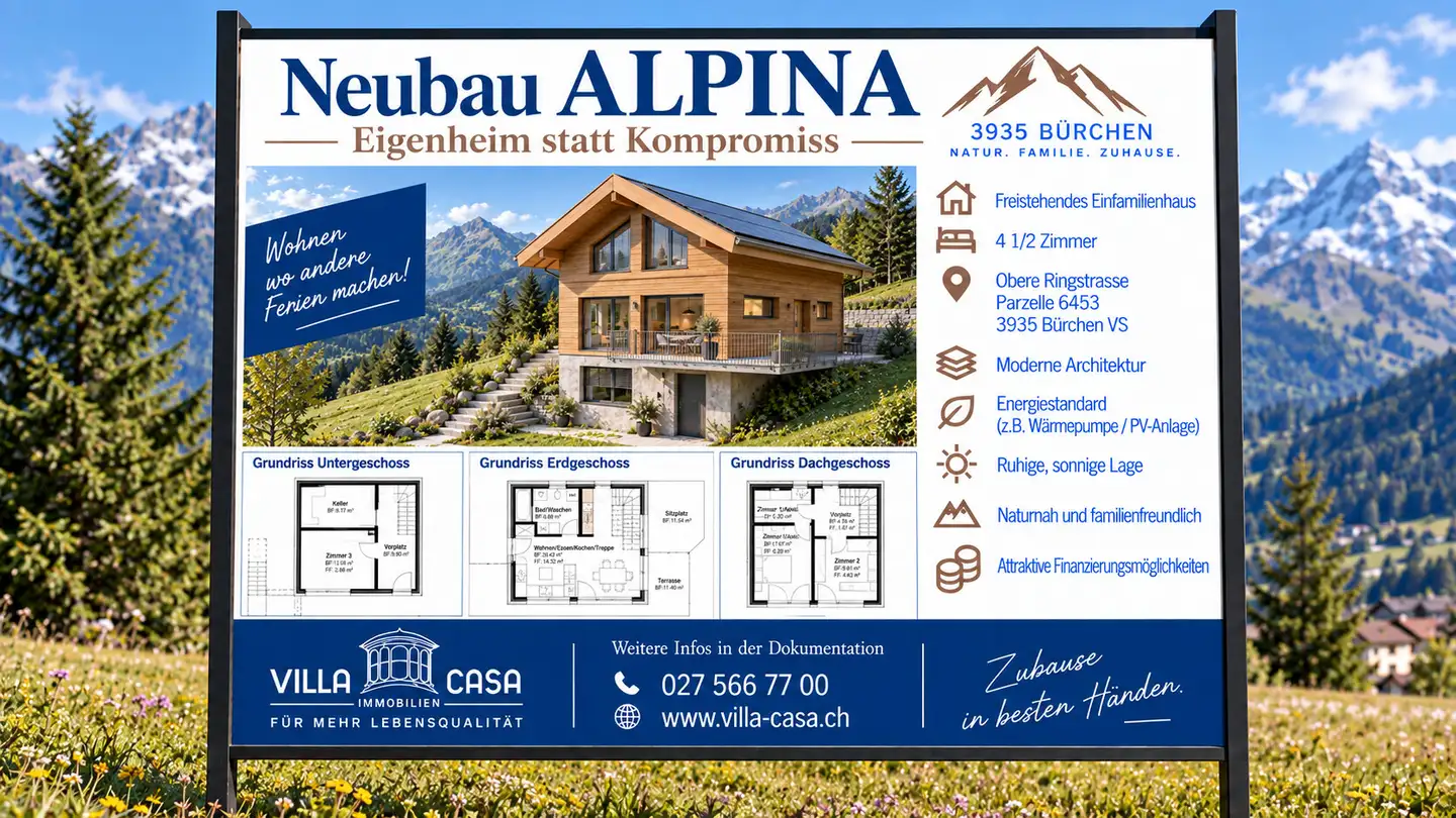 Casa singola in vendita - Untere Ringstrasse, 3935 Bürchen