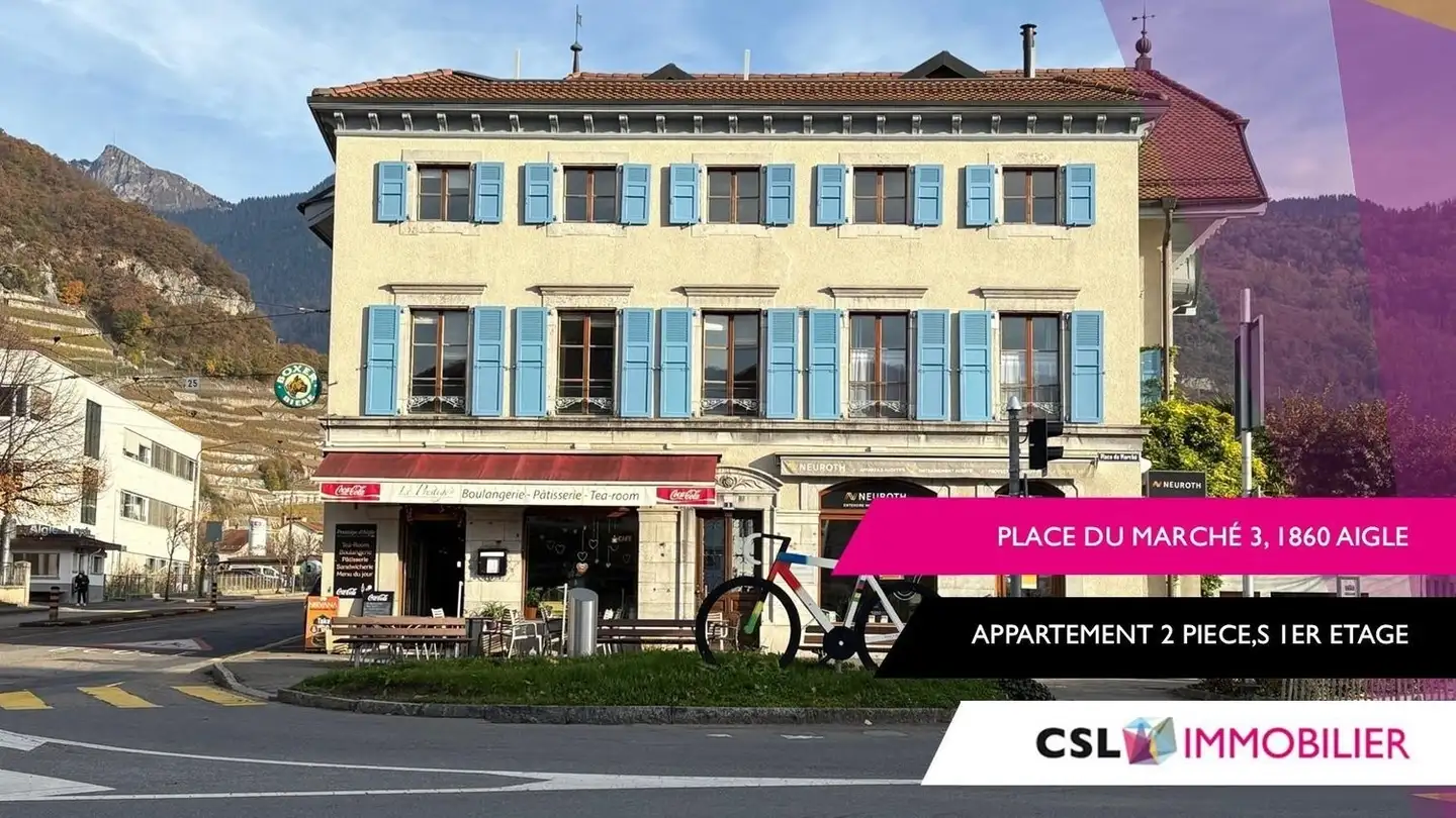 Appartamento in affitto - Place Du Marché 3, 1860 Aigle