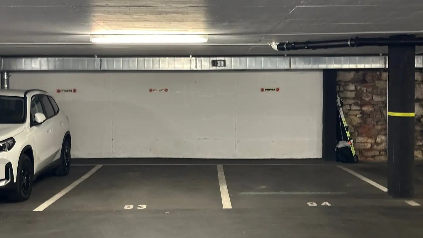 Underground parking space for rent - Rain 65, 5000 Aarau