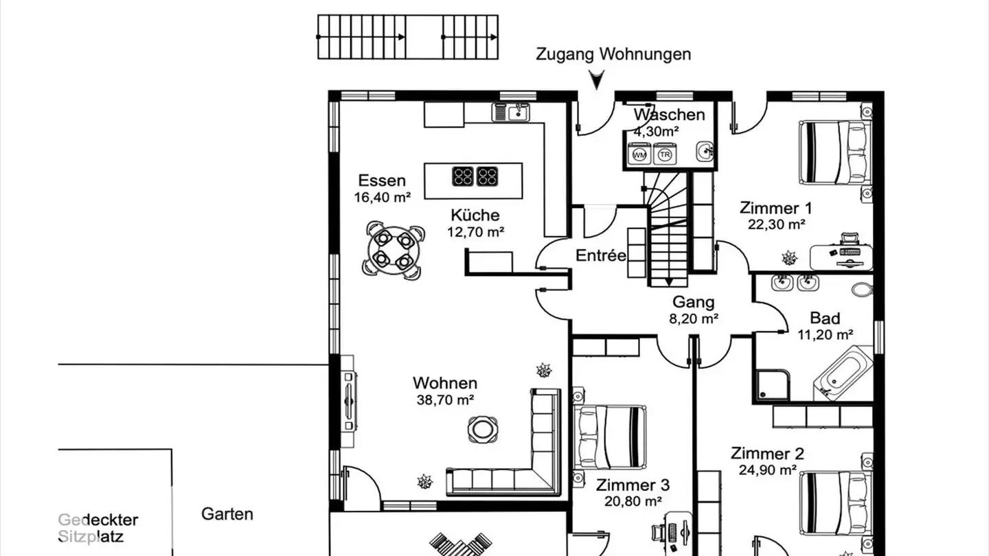 Single house for sale - Schulhausstrasse 3, 1713 St. Antoni - Photo 3