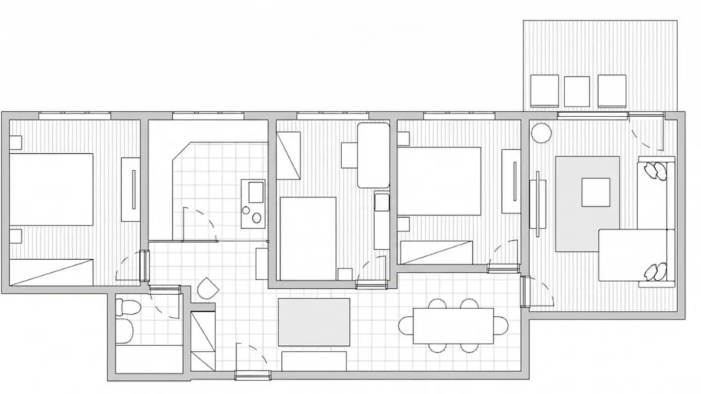 Appartamento in affitto - Rue Du Closel 12, 2074 Marin-Epagnier - Foto 4