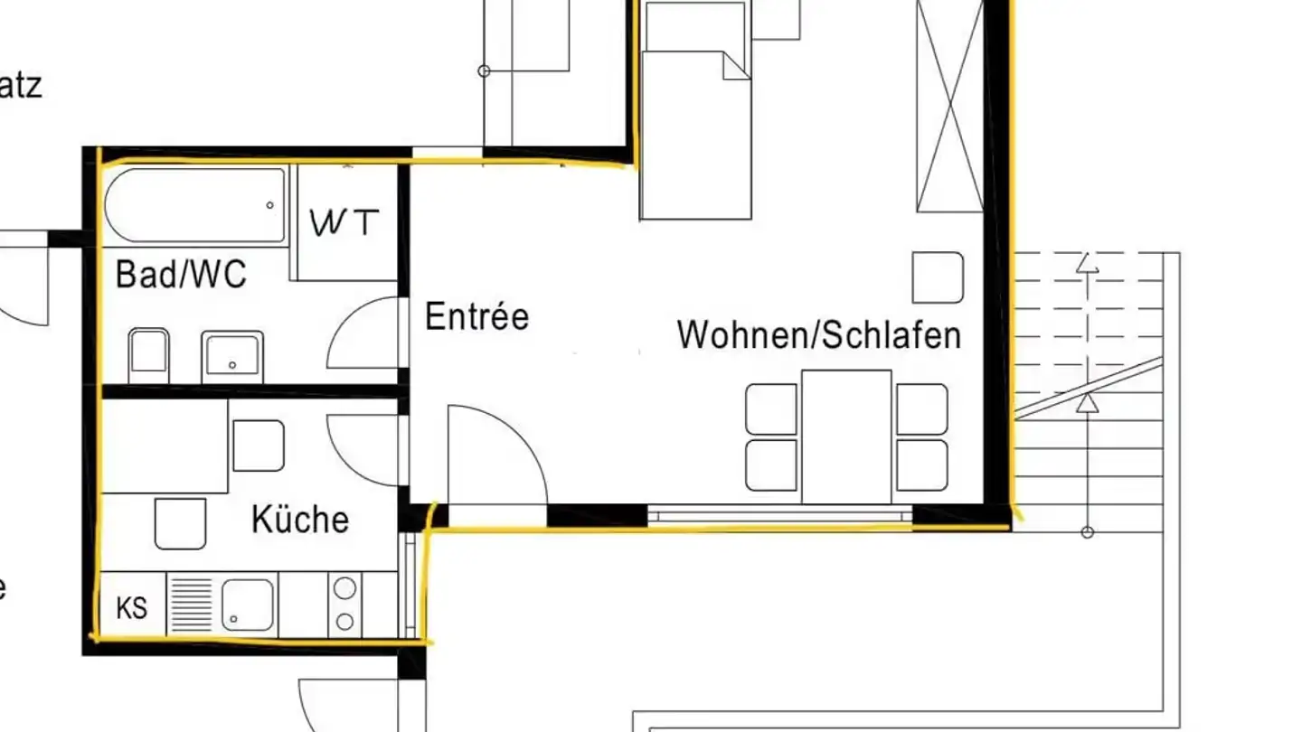 Studio mieten - Moosstrasse, 8107 Buchs ZH - Foto 2
