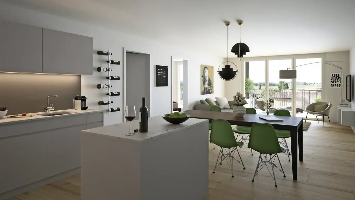 Appartement à louer - Bachstrasse 16b, 4562 Biberist - Photo 3