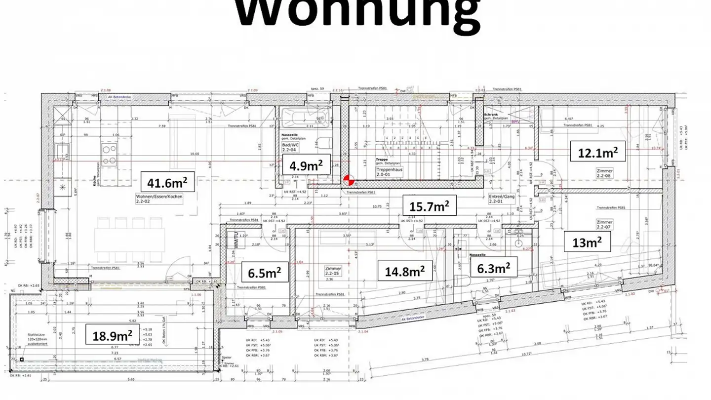 Appartement à louer - Baumgartenstrasse 6, 6252 Dagmersellen