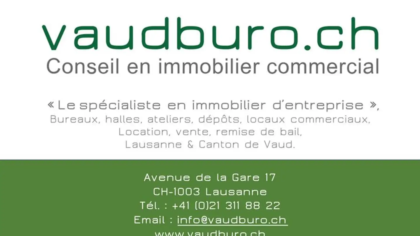 Spazio ufficio in affitto - 1030 Bussigny