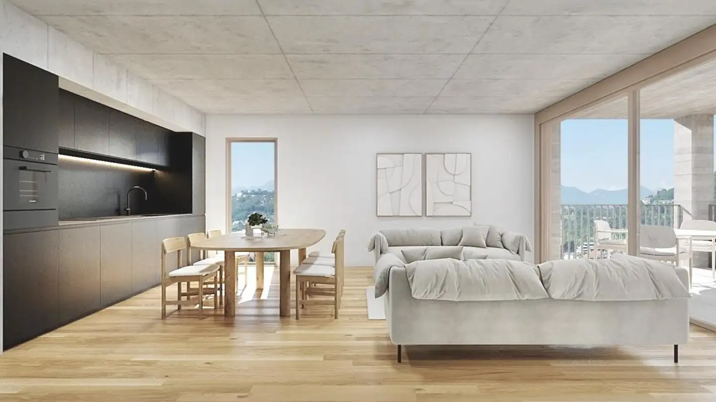 Appartamento a gradini in vendita - 6982 Agno - Photo 2