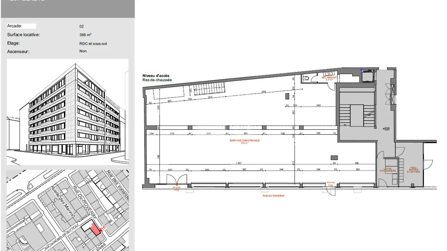 Arcade à louer - Rue Du-Roveray 16, 1207 Genève - Photo 4