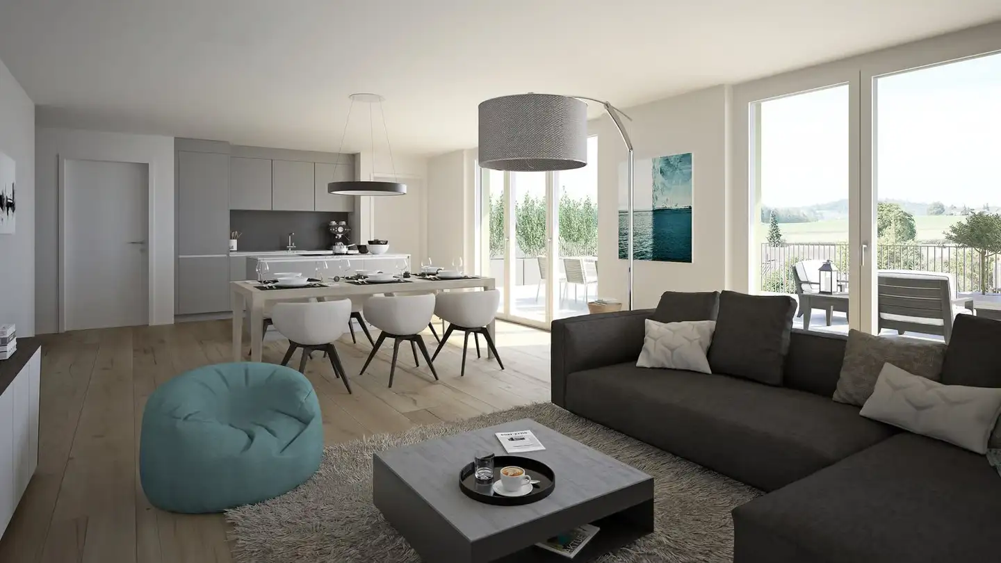 Attique à louer - Bachstrasse 16b, 4562 Biberist - Photo 2