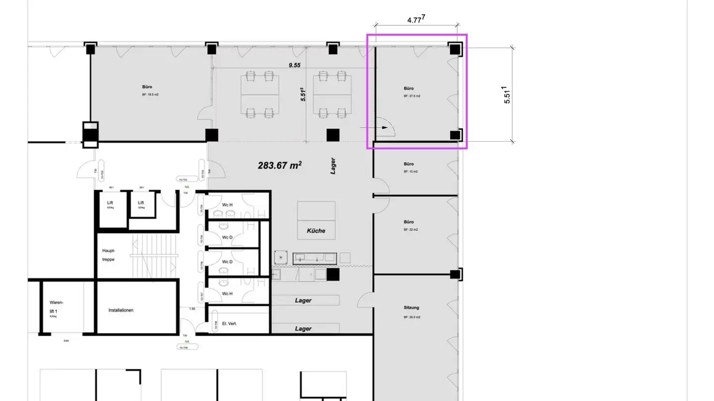 Spazio ufficio in affitto - Würzgrabenstrasse 6a, 8048 Zürich - Foto 4