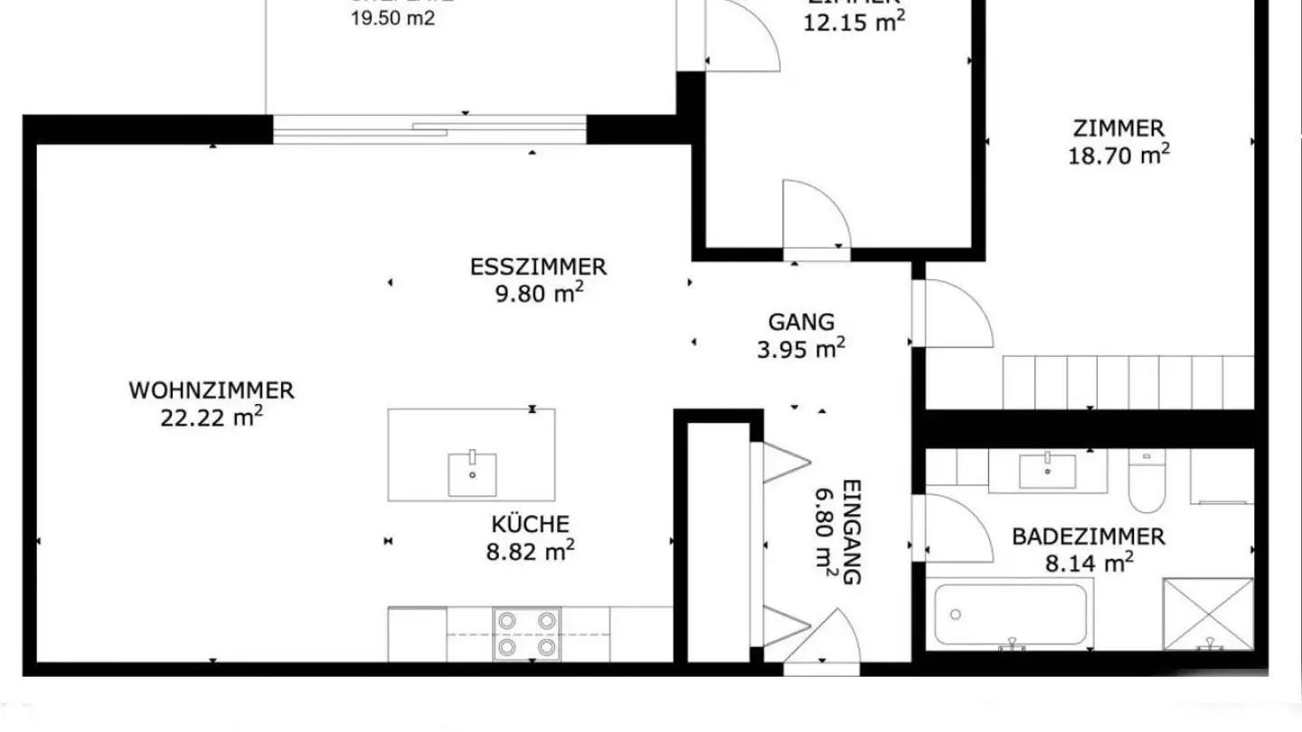 Appartement à louer - Rüeggisingerstrasse 107, 6032 Emmen