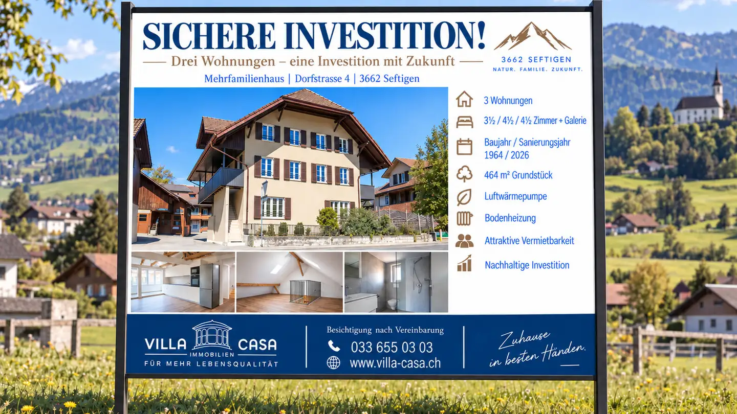 Edificio residenziale in vendita - Dorfstrasse 4, 3662 Seftigen