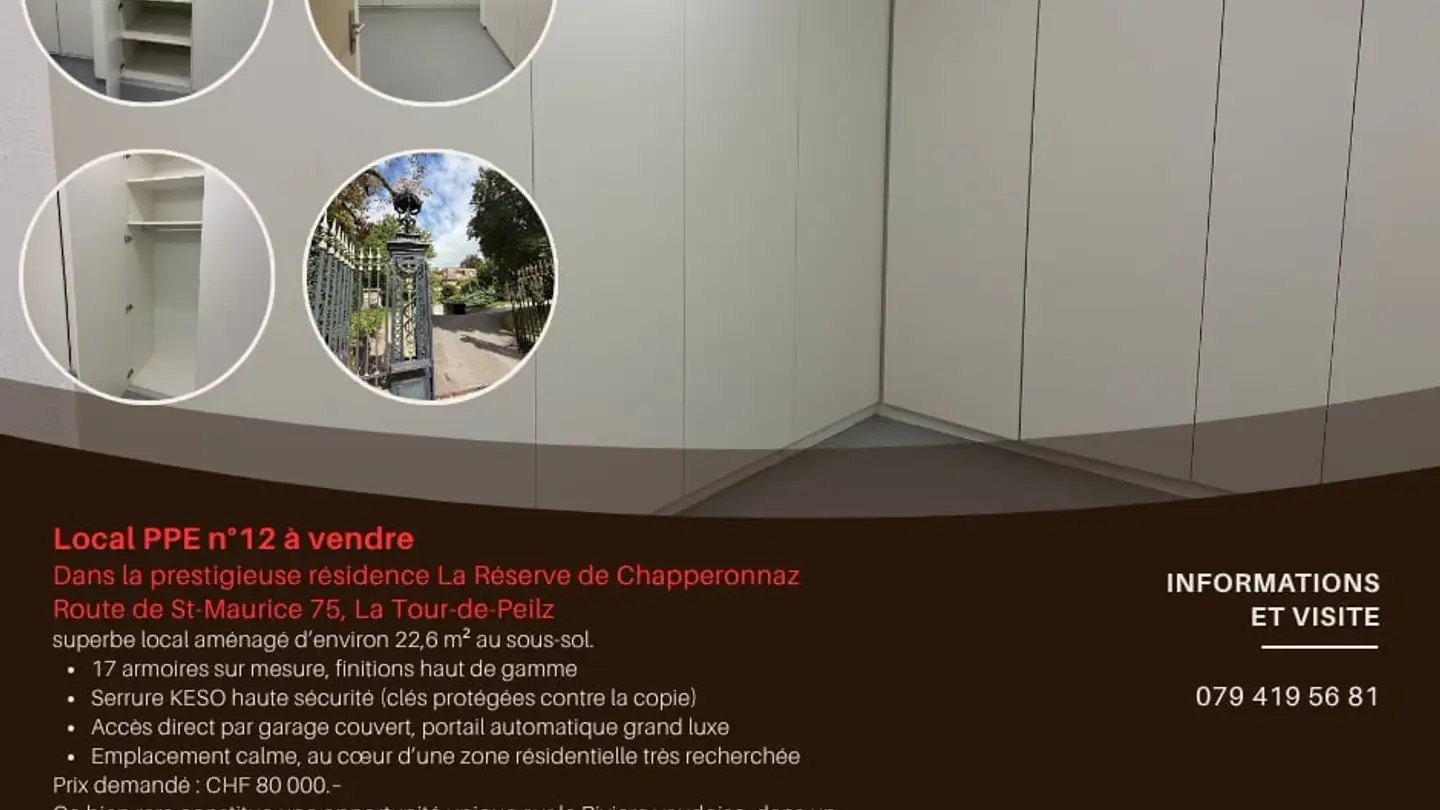 Apartment for sale - Route De Saint-Maurice 75, 1814 La Tour-de-Peilz