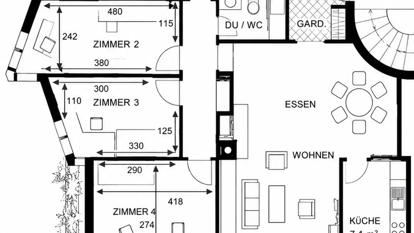 Appartement à louer - Obere Hönggerstrasse 19, 8103 Unterengstringen - Photo 2