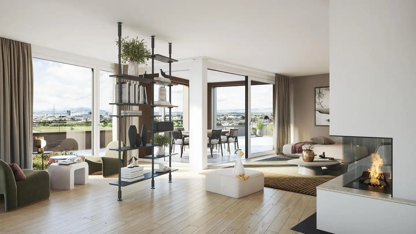 Attique à louer - Panoramaweg 7a, 6340 Baar - Photo 2