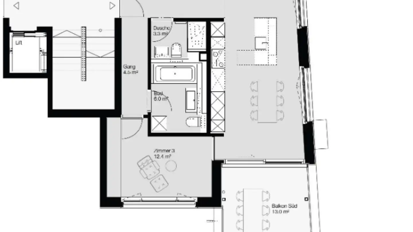 Apartment for rent - Axensteinstrasse 10, 9000 St. Gallen - Photo 2