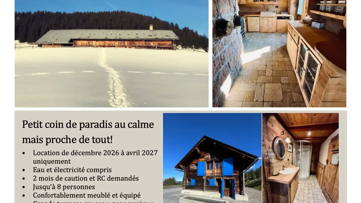 Einfamilienhaus mieten - Chemin De Prafandaz 4, 1854 Leysin