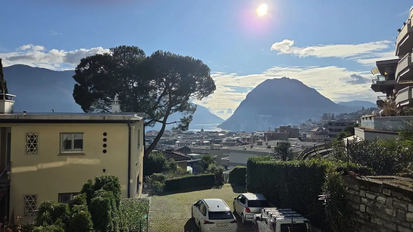 Stepped apartment for rent - Via Agostino Soldati 2, 6900 Lugano